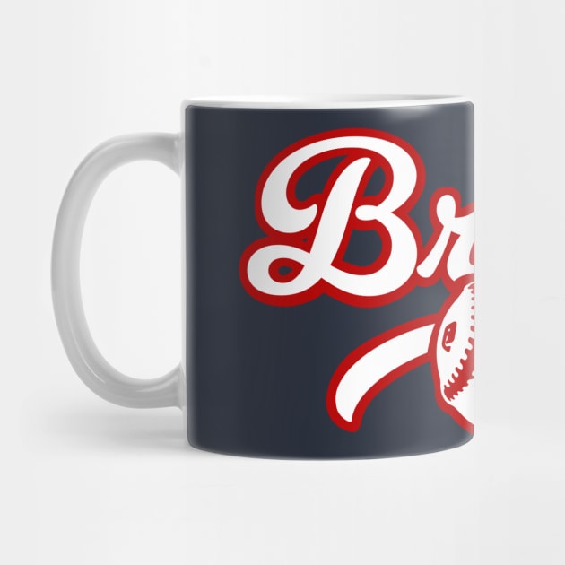 Retro Braves Baseball by Throwzack